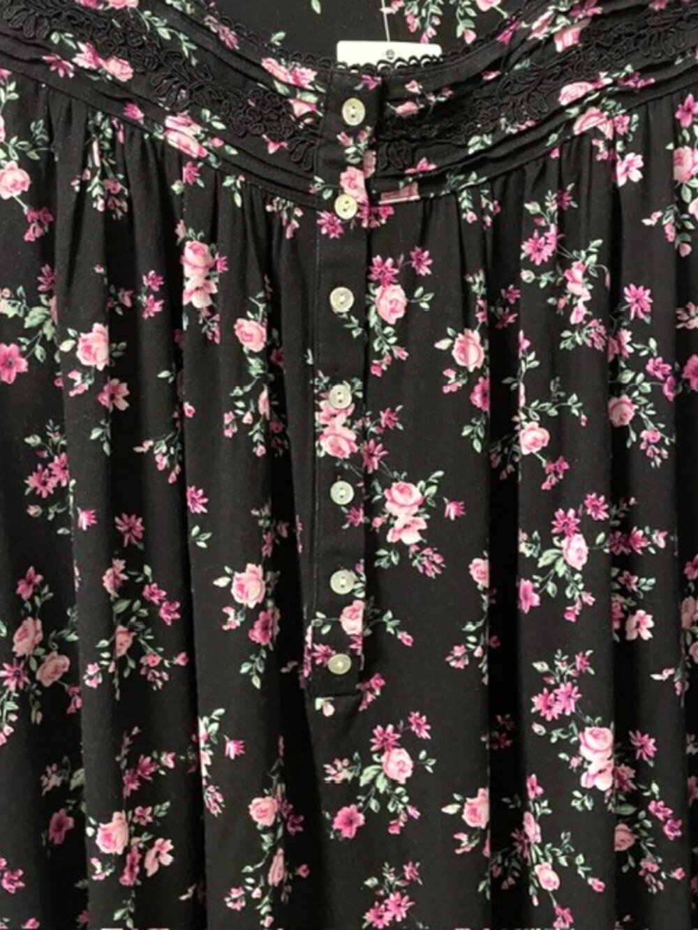 NWT Eileen West Moonlit Posy Modal Chemise Floral Nightgown Winter Bouquet XL - Picture 8 of 16
